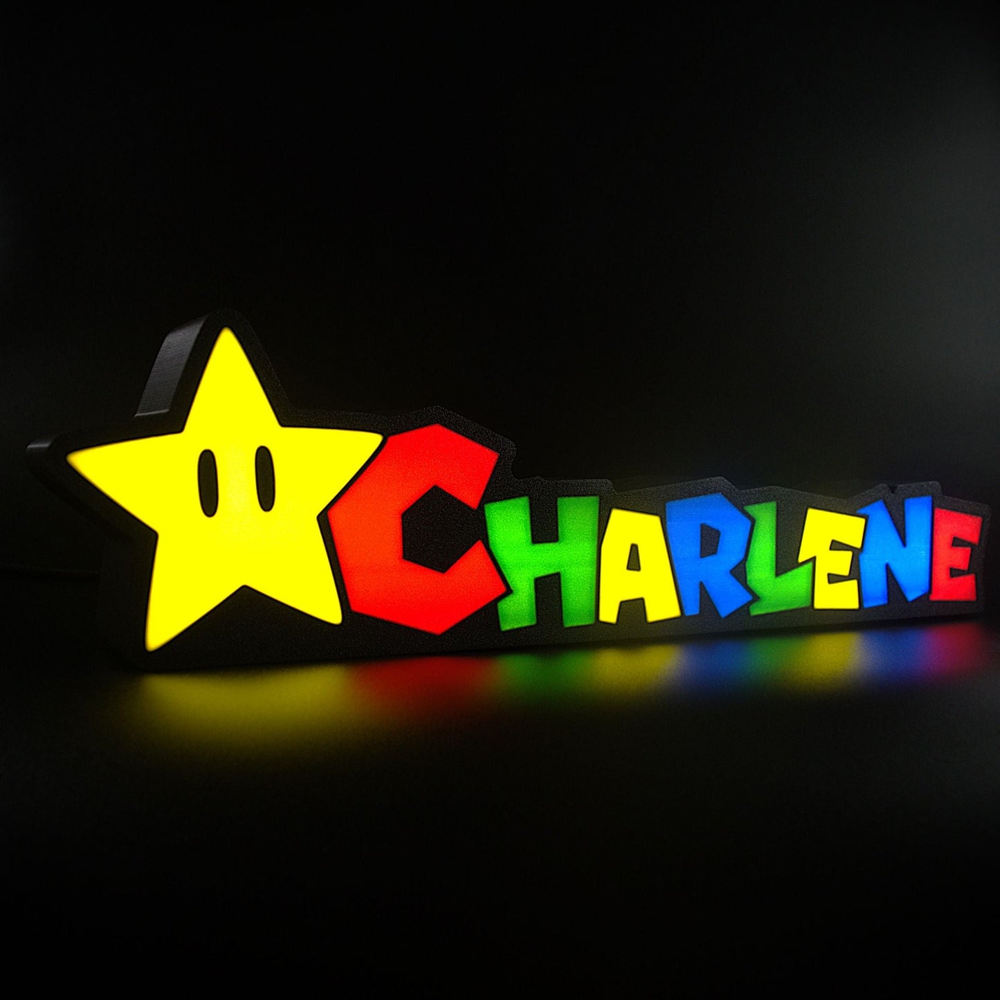 Lampe LED Personnalisée style Super Mario - Lampe LED Personnalisée style Super Mario - Chroma Craft - Lampe LED